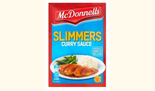 McDonnells Curry Sauce Sachet - Slimmers - Made in Ireland